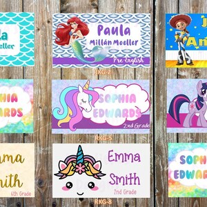 Druckbare personalisierte Geschenk-Gehäuse, Schule Etiketten, personalisierte Aufkleber, Geschenkanhänger, (digitale Datei)