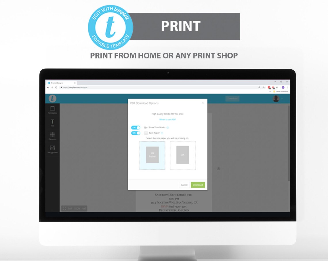 DIY Drive By Baby Shower Invitation Baby Shower Electronic Etsy France