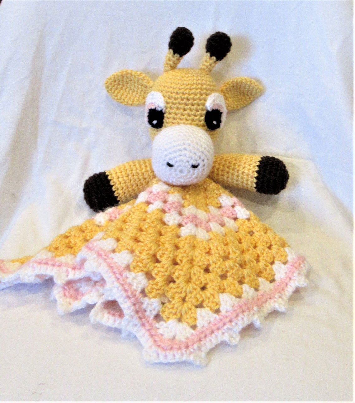 Giraffe Security Blanket or Lovey Etsy