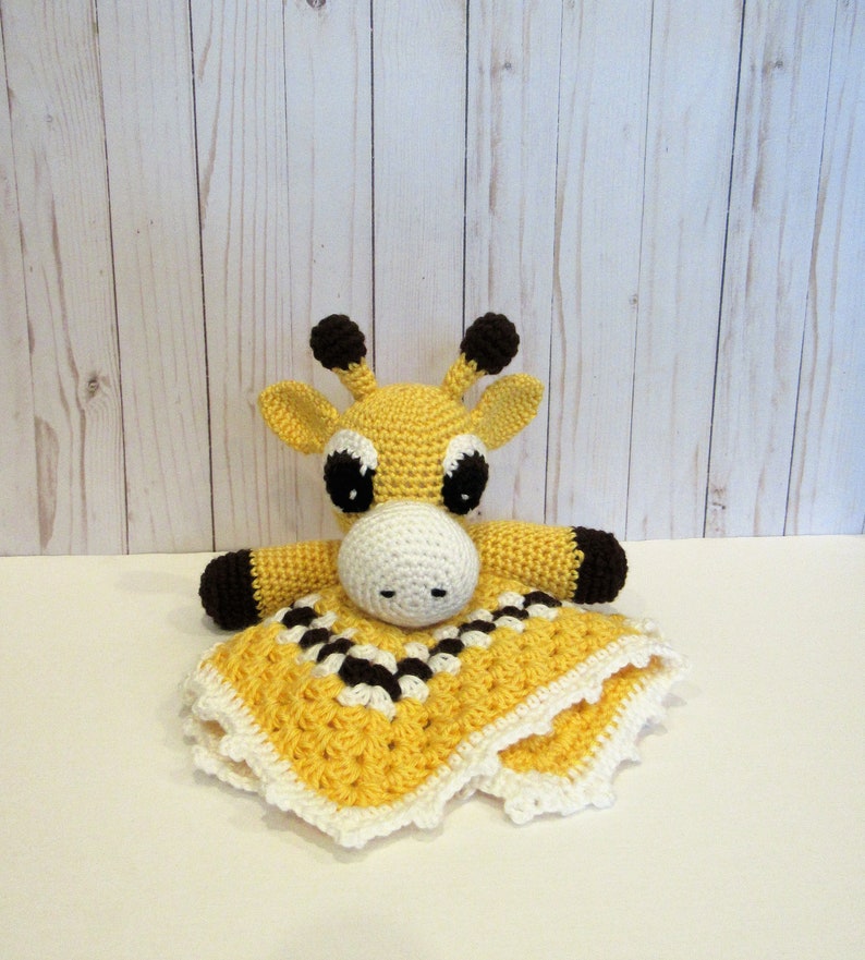 Giraffe Security Blanket or Lovey Etsy