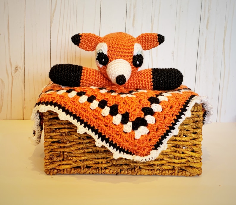 Carter's pink fox security blanket Clearance