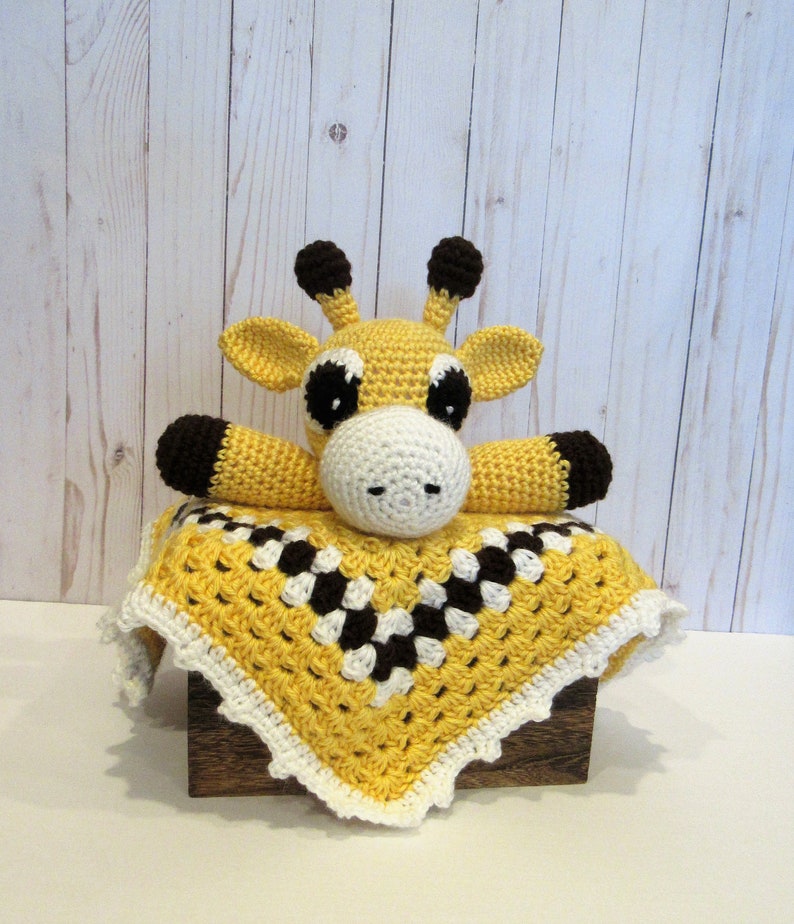 Giraffe Security Blanket or Lovey Etsy