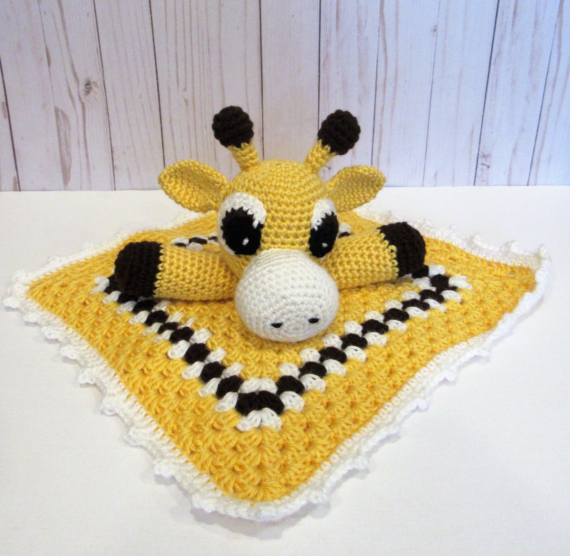 Giraffe Security Blanket or Lovey Etsy