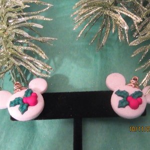 Mickey Mouse-oorbellen, Mickey Mouse-oorbellen, Minnie Mouse-oorbellen, Donald Duck-oorbellen, Pluto-oorbellen, Goofy-oorbellen, kerstoorbellen