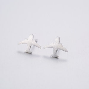 Airplane Earrings, Airplane Stud Earrings, Flight Attendant, Pilot