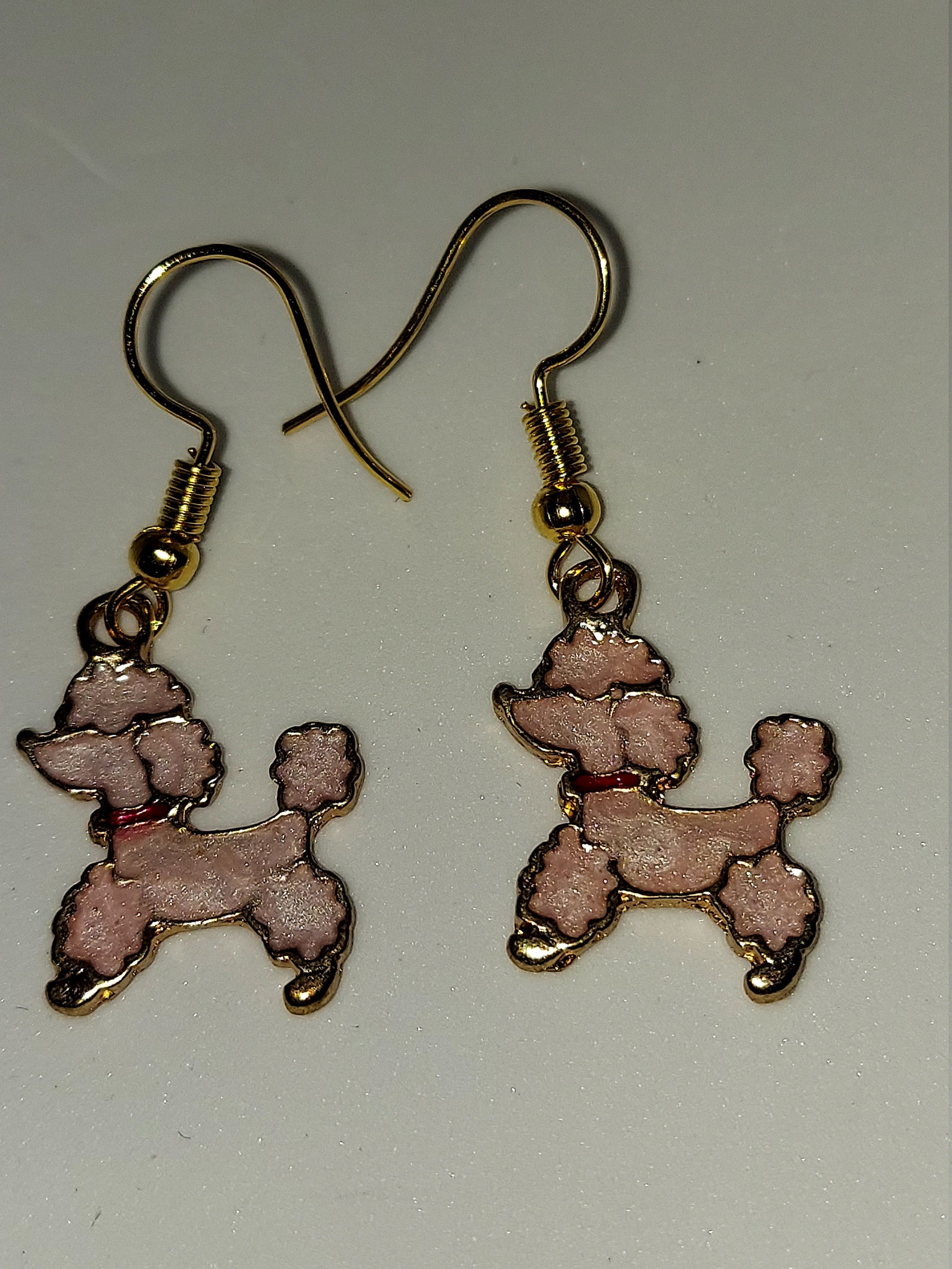 Poodle Earrings White Poodle Earrings Poodle Jewelry Etsy