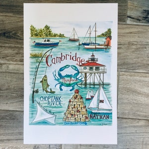 Cambridge Maryland Print