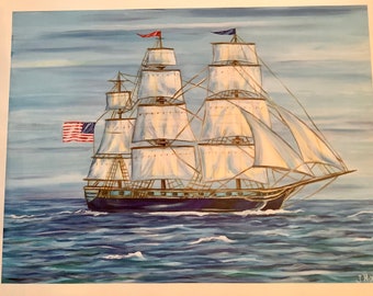 Tall Ship Sailboat print