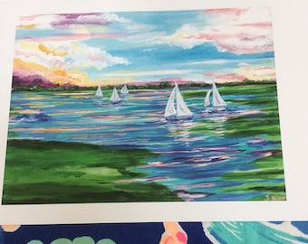 Pastel Sail print