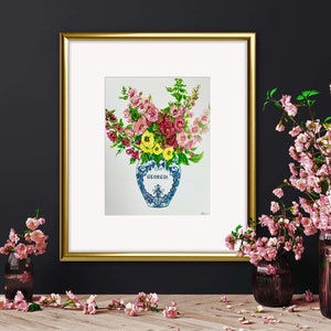 Georgia Print from original watercolor