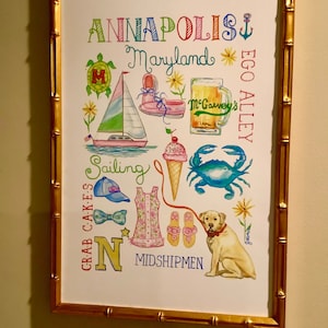 Annapolis Preppy Print
