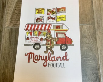 Maryland Football print