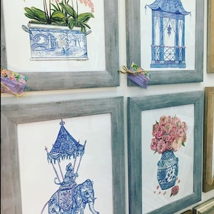 Chinoiserie  prints  Collection  special price !!!! Special 75.