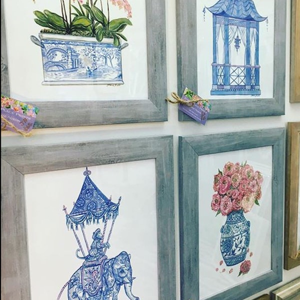 Chinoiserie  prints  Collection  special price !!!! Special 75.