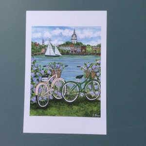 Annapolis and Eastport Maryland print