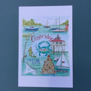 Cambridge Maryland Print