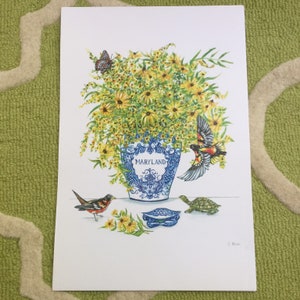 Maryland Black Eyed Susan Print