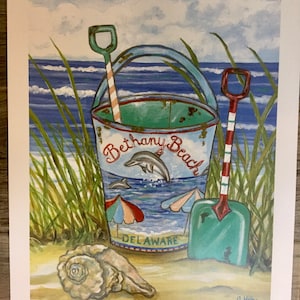 Bethany Beach Bucket Print