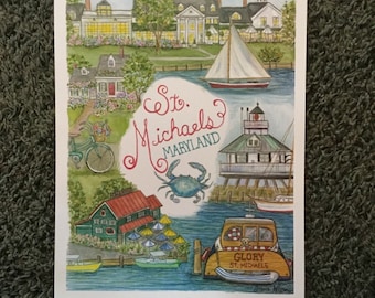 St. Michaels Maryland Print