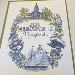Annapolis Maryland Print