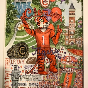 Clemson Print