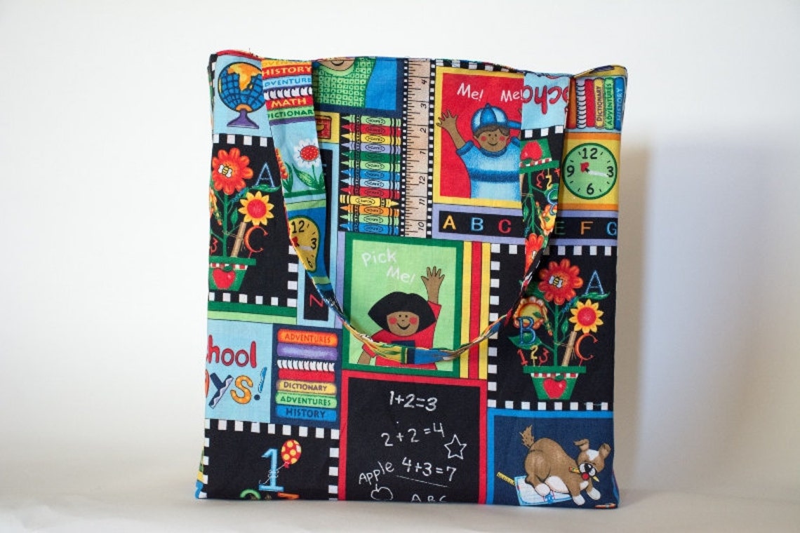 Elementary School Tote Bag Etsy