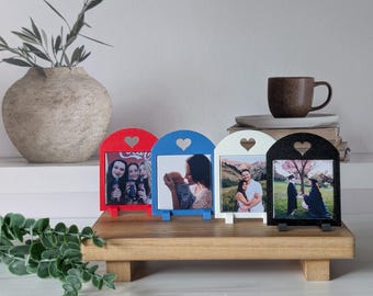 Mini Heart Icon Frame | Photo Magnet Frame | Fridge Magnet Frame | Magnet Organizer | Custom Photo Magnets | Fridge Magnets | Fridge Magnets