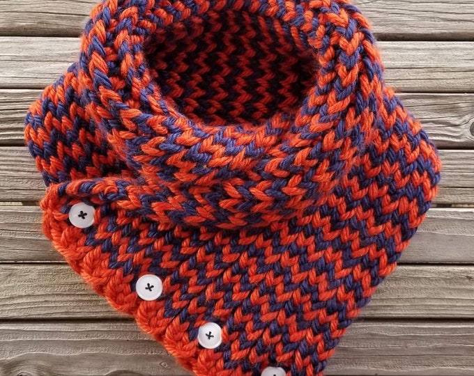 Sports Team Broncos Chunky Cowl Scarf