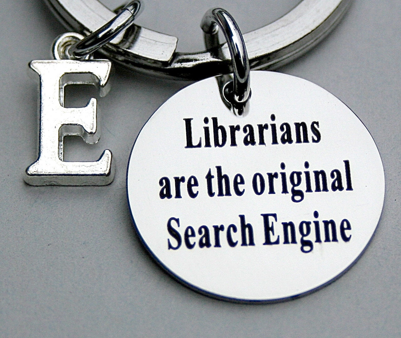 Library Key Rings Librarians Are the Original Search Engine Keyring , Librarian ...