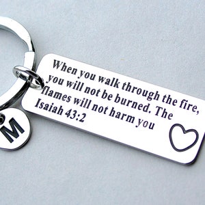 Stainless Steel "when You Walk Through the Fire You Will Not Be Burned ...