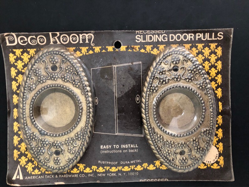 Vintage Sliding Door Pulls Deco Room Sliding Door Pulls Etsy