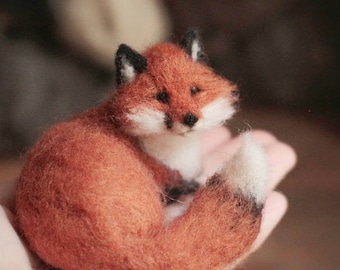 Needle Felted Red Fox - Made to Order