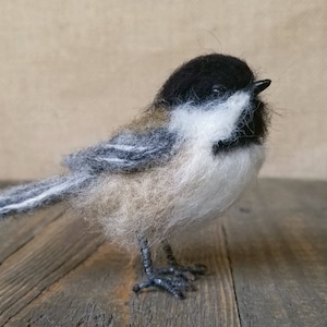 Needle Felted Chickadee - Made to Order