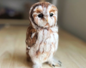 Needle Felted Tawny Owl