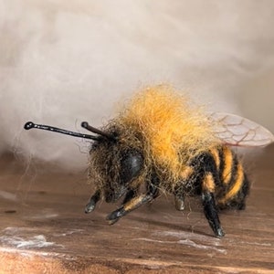 Needle felted Honeybee - Made to Order