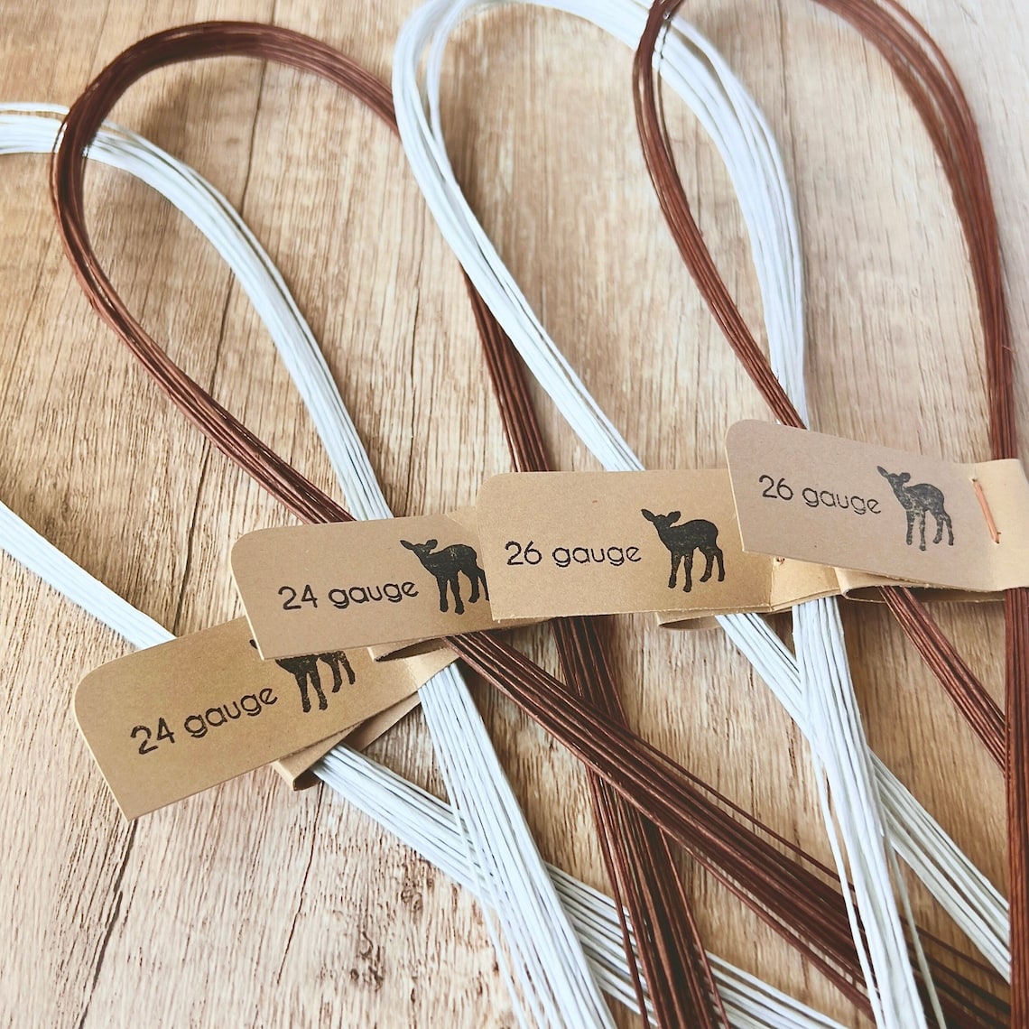 Armature Wire for Needle Felting 24 or 26 Gauge Wire in White Etsy