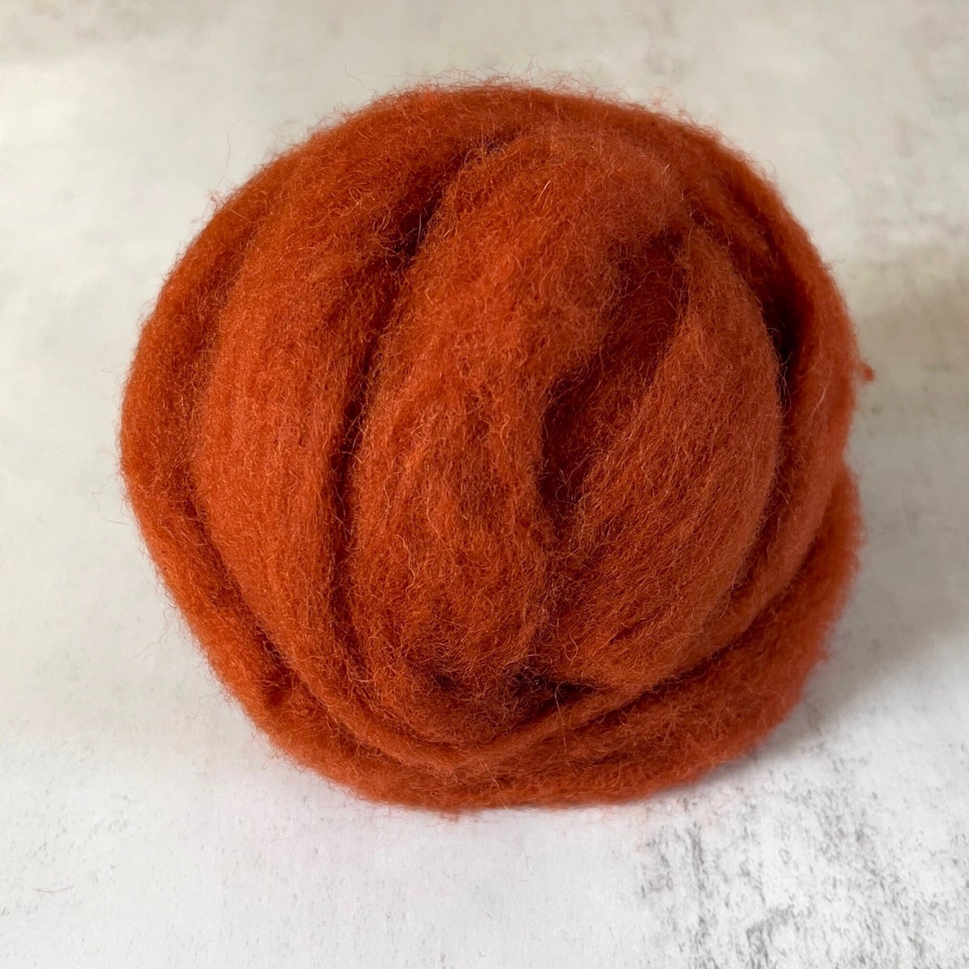 1PCS 200g 7.2oz Wool Roving Needle Felting Wool Yarn Roving Wool Fibre