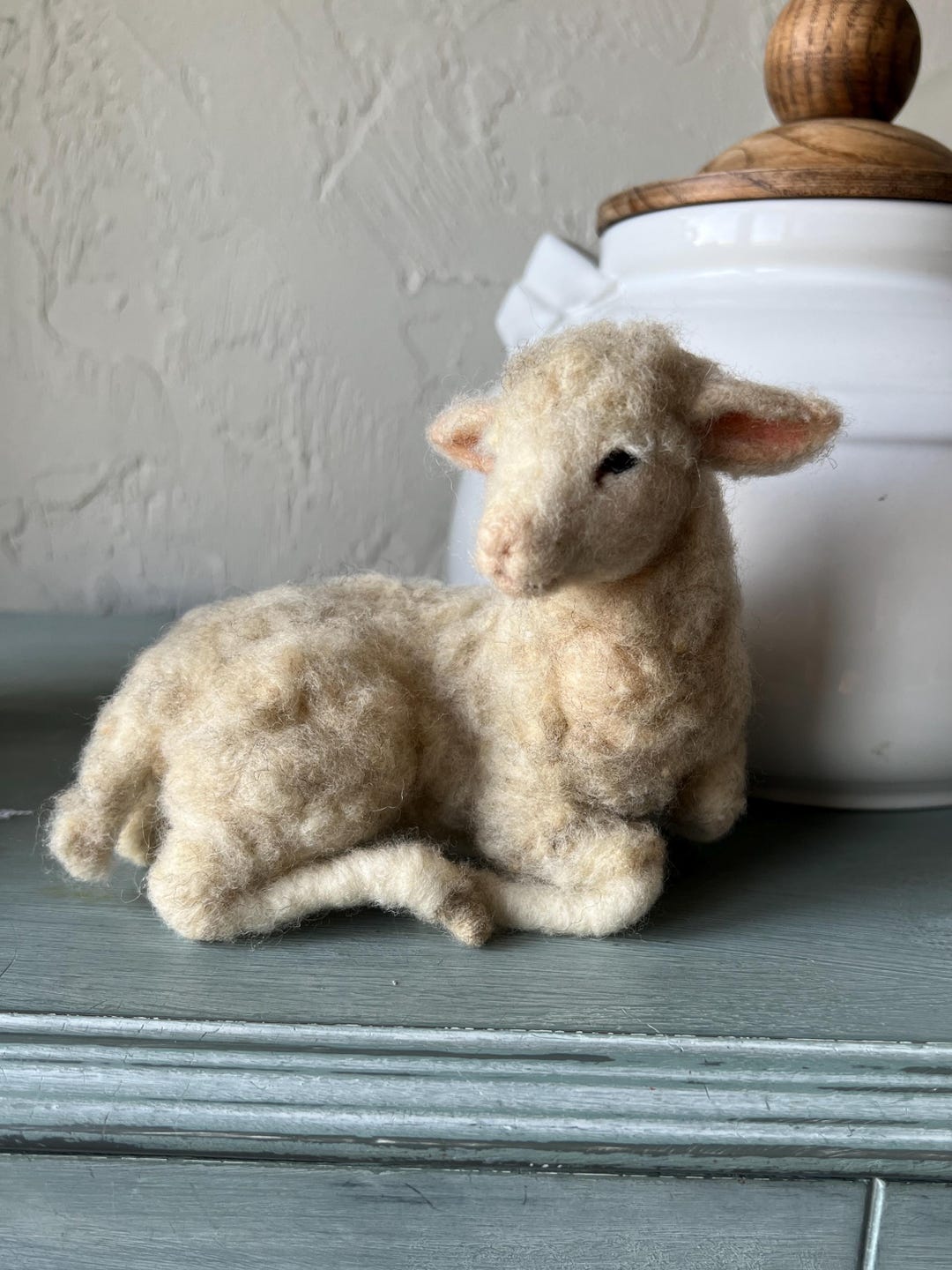 Needle Felted Lamb - Made to Order - Etsy
