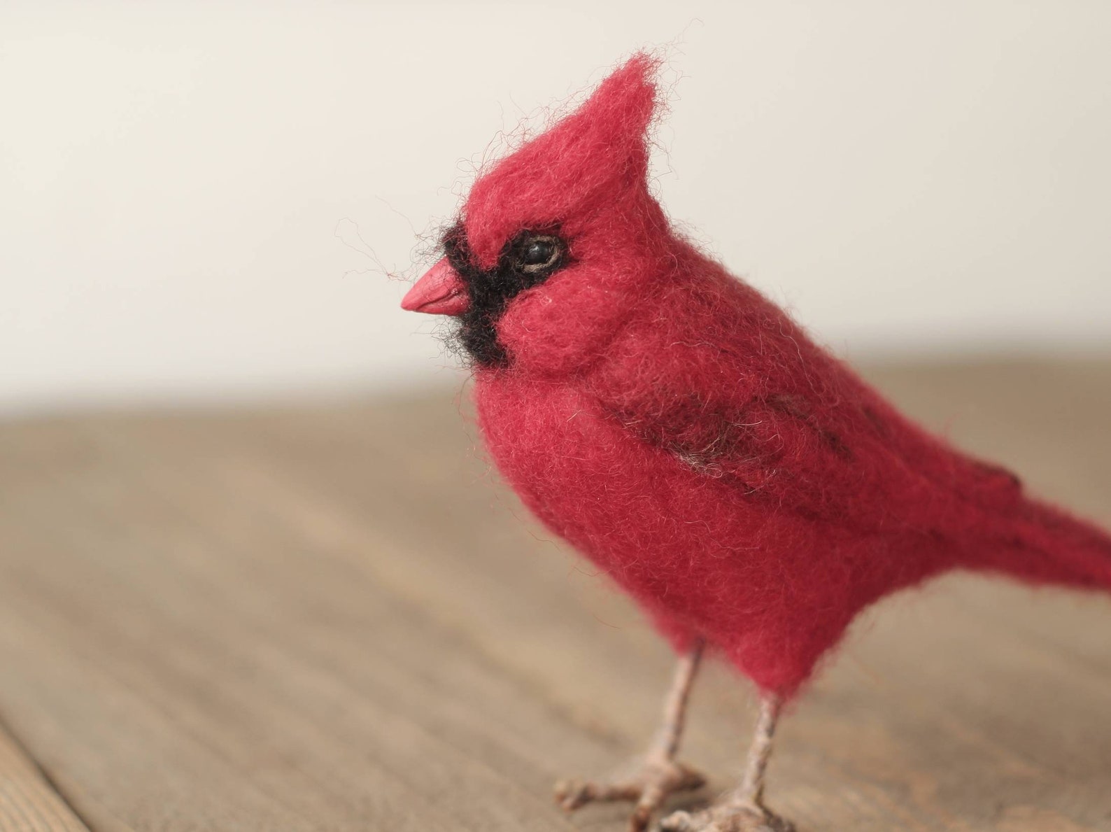 Needle Felted Cardinal Made to Order Etsy
