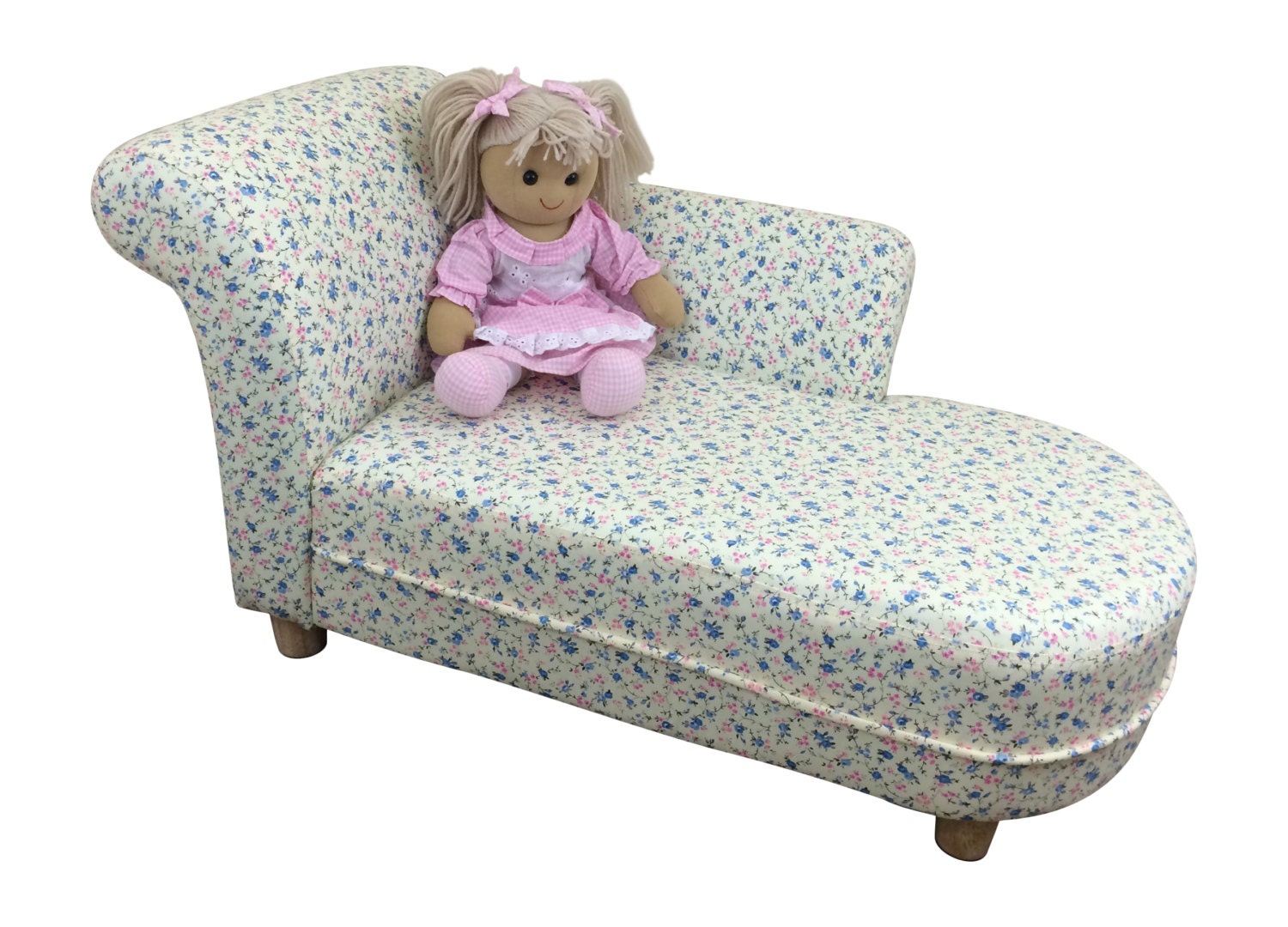 Kids Toddler Children's Chaise Lounge Sofa Chair. Floral ...