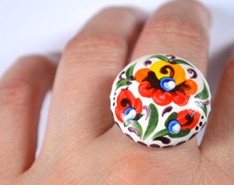 beautiful jewelry adjustable ring, gift for girls birthday gift for women jewelry rainbow lgbt jewelry multi-colored, Colorful jewelry boho