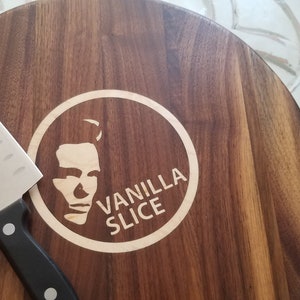 Vanilla Slice - A Wood LP Cutting board you can rap about. Word to yo mother. Charger,Serving platter,Table Decor,Table setting, 90&#39;s music