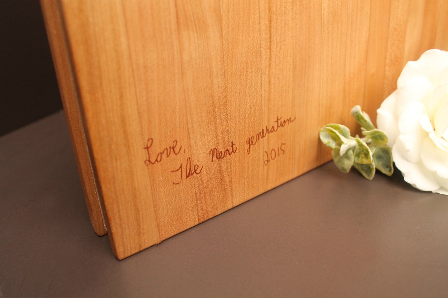 Handwritten Recipe Cutting Board Book Custom Cutting Board Etsy