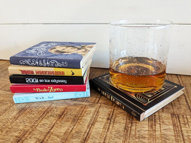 CuttingBoredom Book Coasters - Thumbnail 2