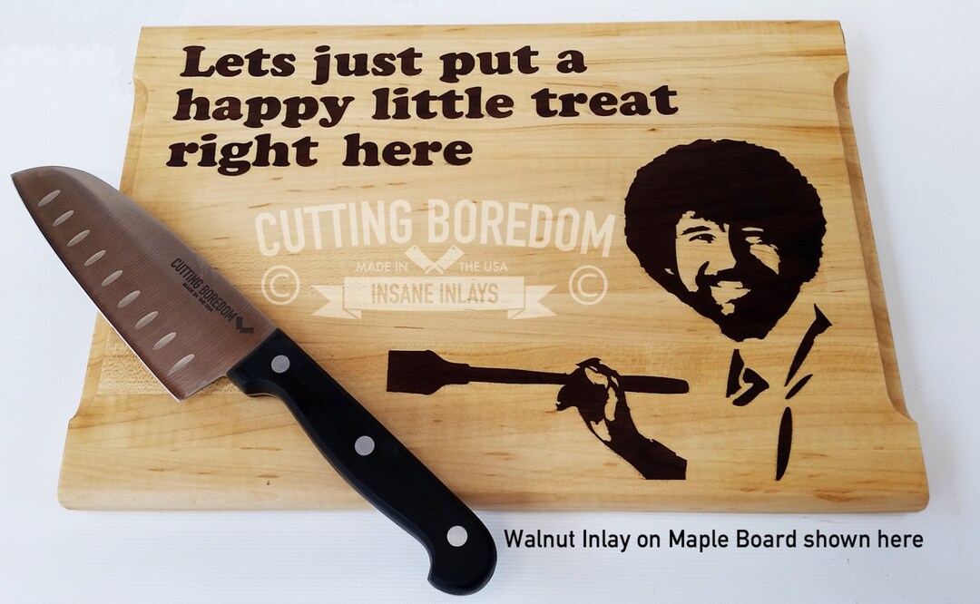 8x12 Happy Treat Cutting Boards/ Serving Platter/ Kitchen Art, Painter