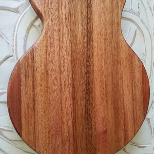 LP Guitar Shaped Cutting Board FREE SHIPPING, Custom Inlay Cutting Board, Musician, Guitarist, Music image 9