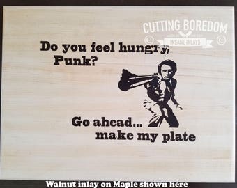 Tabla de cortar divertida de Dirty Eastwood de 9 x 13, Día del padre, Regalo para ella, Regalo para él, Vieja escuela, Películas de comedia clásica