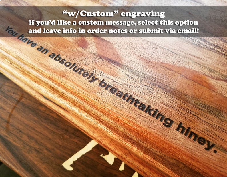SB Guitar Shaped Inlay Cutting Board FREE SHIPPING Custom image 7