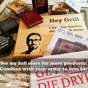 11x14x1 Happy Treat Cutting Board / Serving Platter/ Kitchen Gift