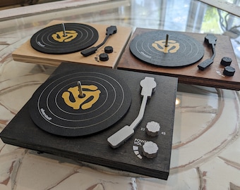Turntable Holder for Record Coasters - Holder only, does not include coasters